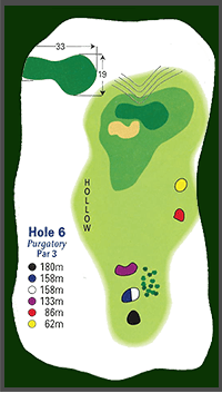 Hole 6 diagram: Purgatory